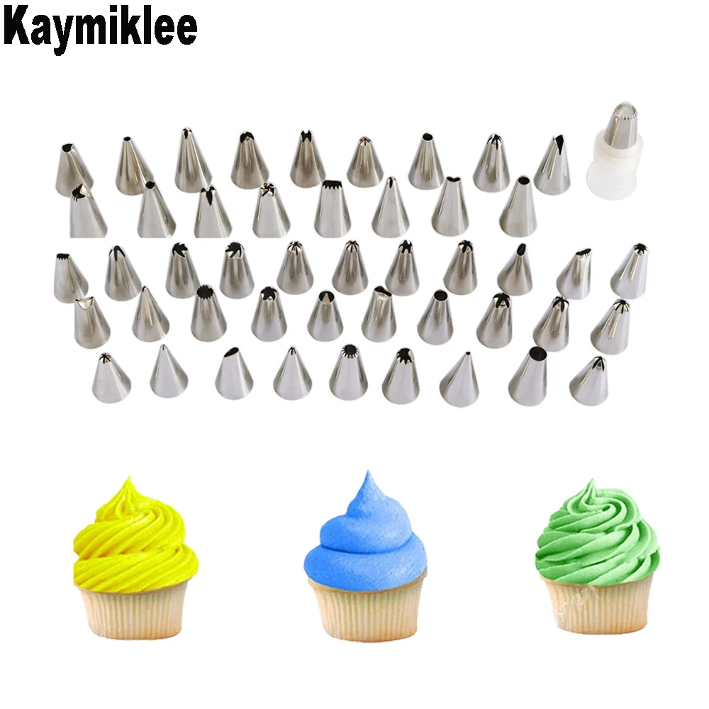 Кондитерская насадка Kaymiklee 49 шт./компл. инструменты для украшения тортов 304 насадки из нержавеющей стали
Кондитерская насадка Kaymiklee 49 шт./компл. инструменты для украшения тортов 304 насадки из нержавеющей стали