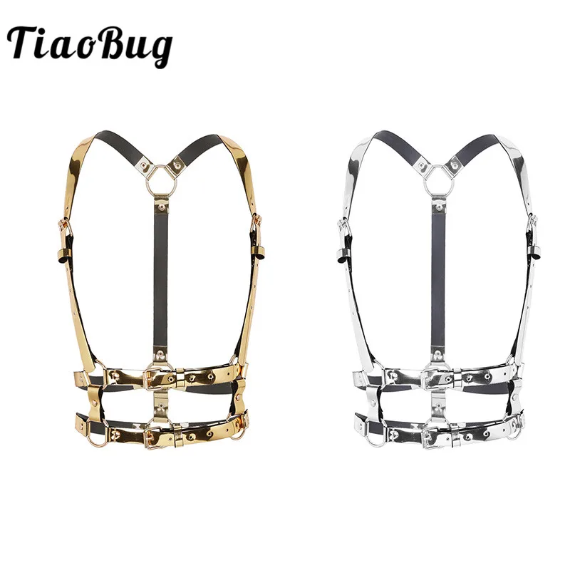 TiaoBug Fashion Unisex Punk Faux Leather Women Men Body Chest Harness Waist Belt Club Rave Costume Sexy Party Belt Straps Top
TiaoBug Fashion Unisex Punk Faux Leather Women Men Body Chest Harness Waist Belt Club Rave Costume Sexy Party Belt Straps Top