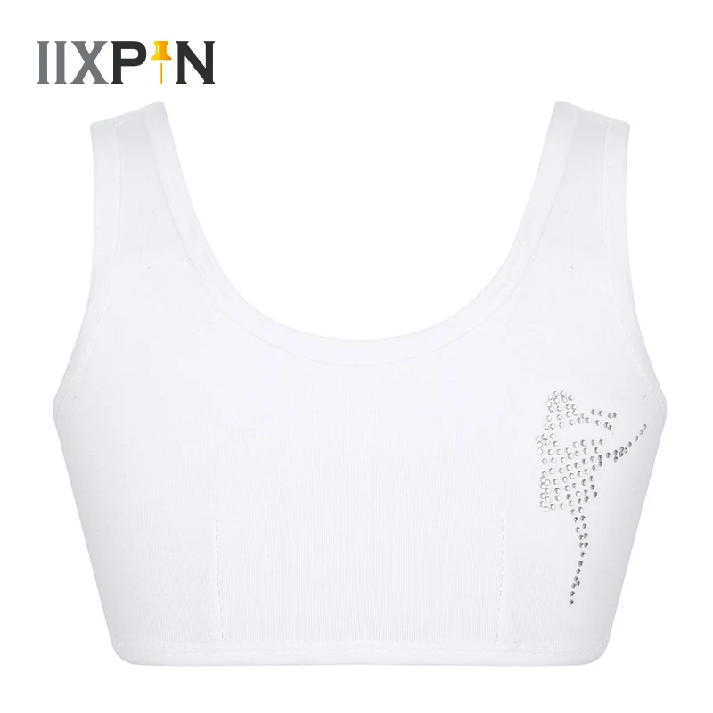 Girls Ballet Leotards Dance Costumes Basic Bra Soft Cotton Ballerina gymnastics leotard Ballet Rhinestone Dance Training Bra Top
Girls Ballet Leotards Dance Costumes Basic Bra Soft Cotton Ballerina gymnastics leotard Ballet Rhinestone Dance Training Bra Top