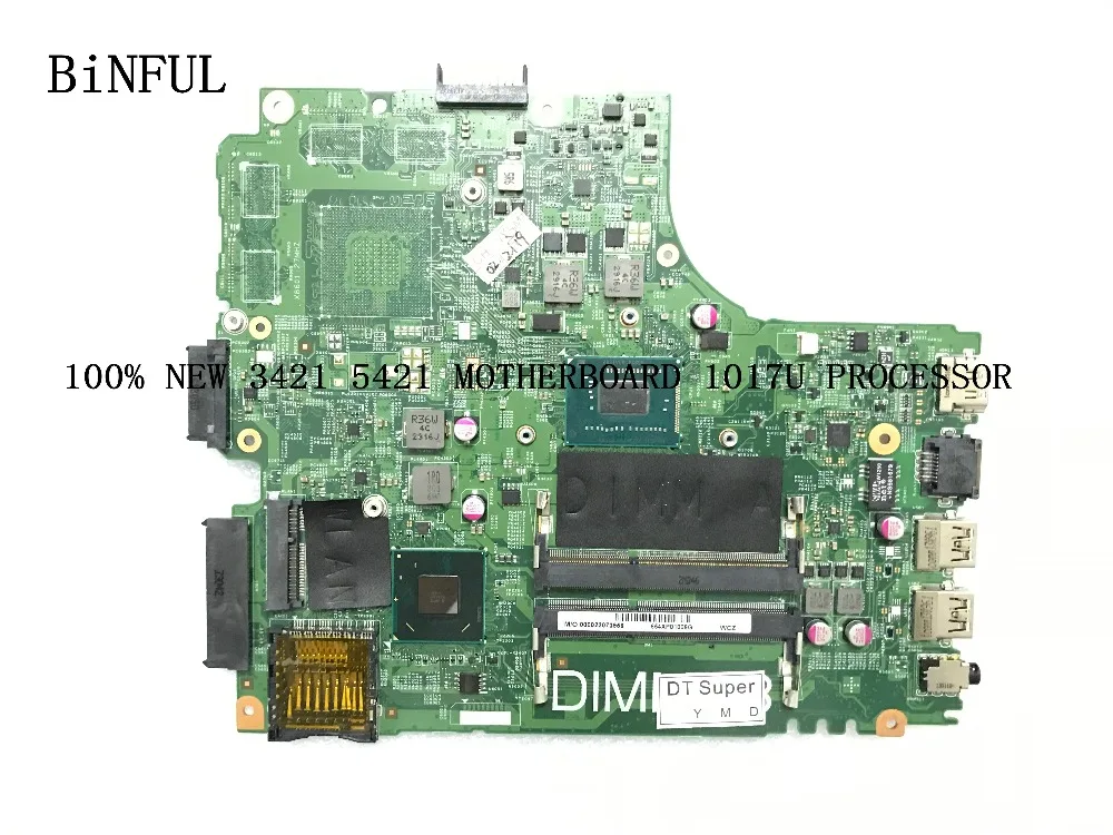 В наличии 11204 1 DNE40 CR PWB :5J8Y4 REV : A00 для DELL INSPIRON 3421 5421 материнская плата ноутбука CELERON