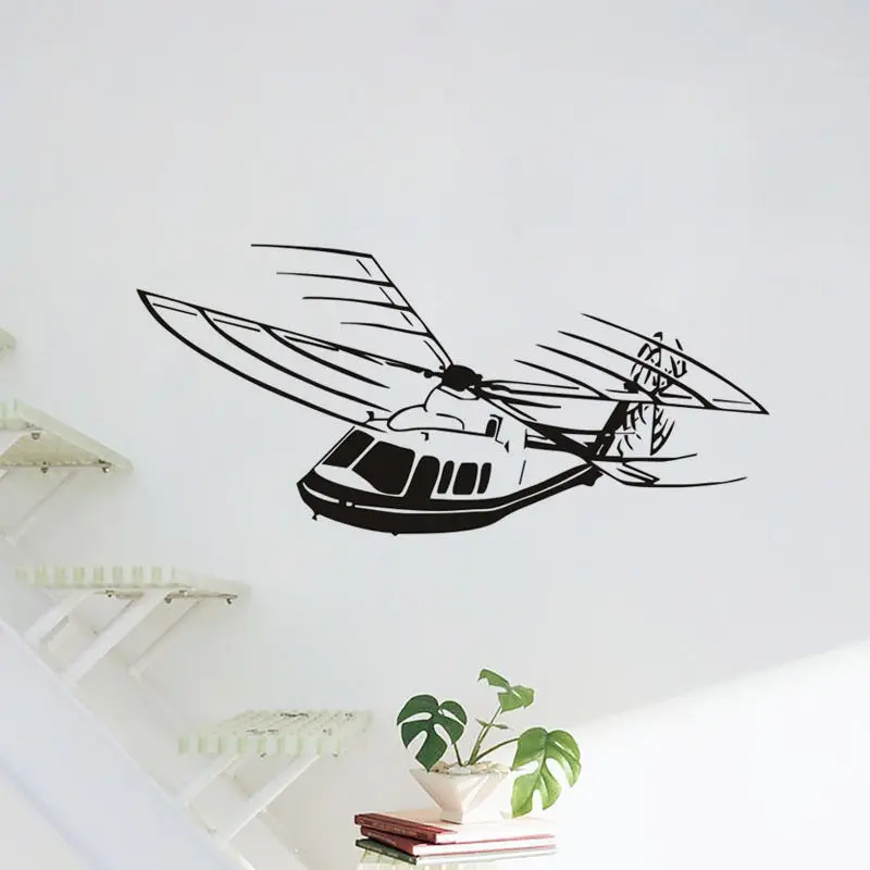 Flying Helicopter Vinyl Wall Stickers Airplane Home Decor Removable Decal Customized Colors Available Wallpaper Mural SA549
Flying Helicopter Vinyl Wall Stickers Airplane Home Decor Removable Decal Customized Colors Available Wallpaper Mural SA549