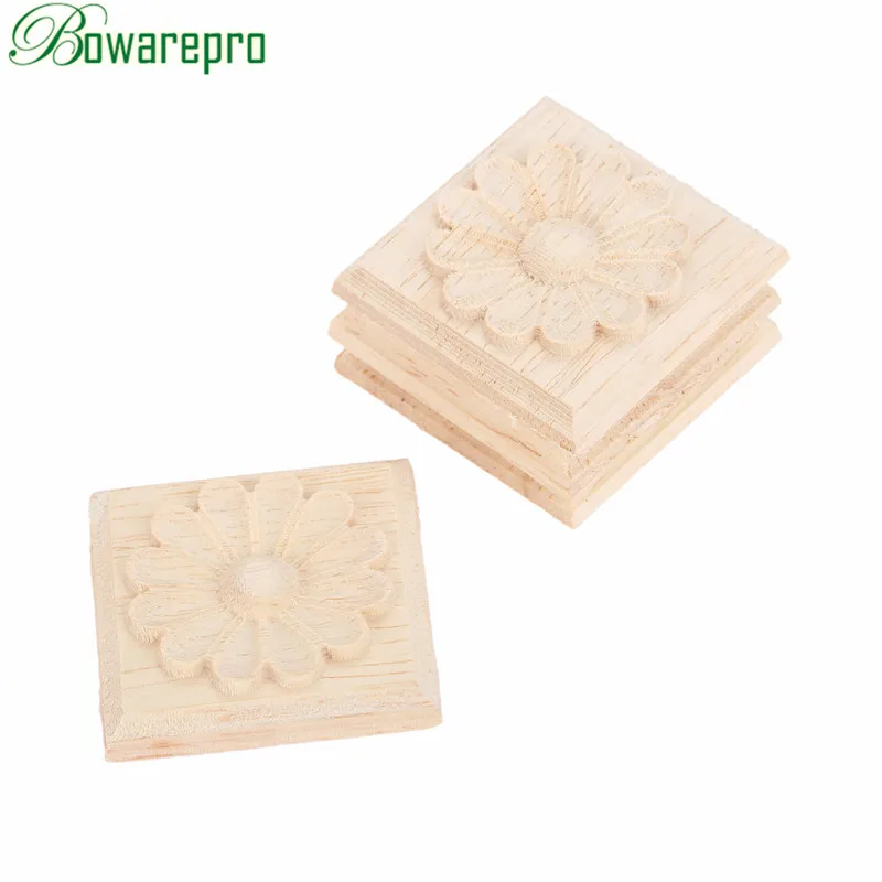 bowarepro 4PCS 4CM Carving Natural Wood Appliques For Furniture Cabinet Unpainted Wooden Mouldings Decal Decorative Figurines
bowarepro 4PCS 4CM Carving Natural Wood Appliques For Furniture Cabinet Unpainted Wooden Mouldings Decal Decorative Figurines