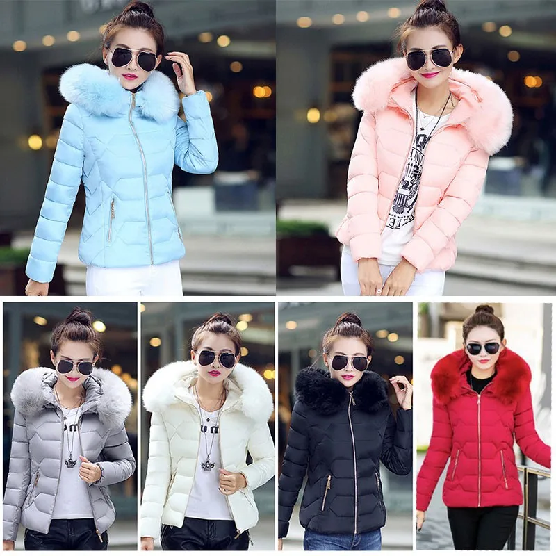 Nice Winter Jacket Women Cotton Warm Winter Coat Fur Collar Hooded Coat Parka Outwear
Nice Winter Jacket Women Cotton Warm Winter Coat Fur Collar Hooded Coat Parka Outwear
