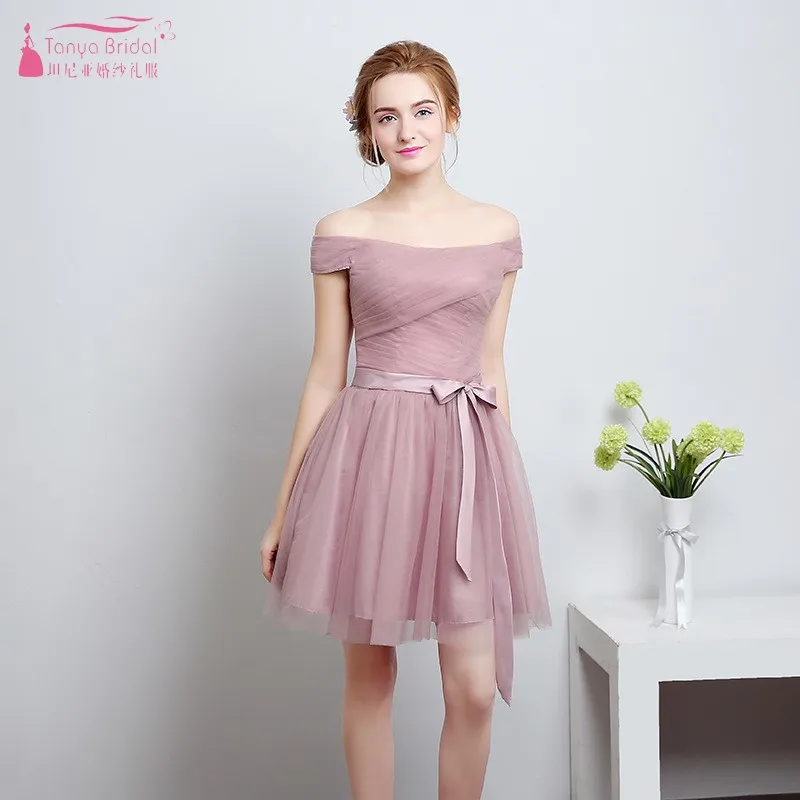 Dusty Pink A Line Short Tulle Bridesmaid Dresses Cheap Discount Simple Wedding Party Dress Gown Formal Women Dress JQ94
Dusty Pink A Line Short Tulle Bridesmaid Dresses Cheap Discount Simple Wedding Party Dress Gown Formal Women Dress JQ94