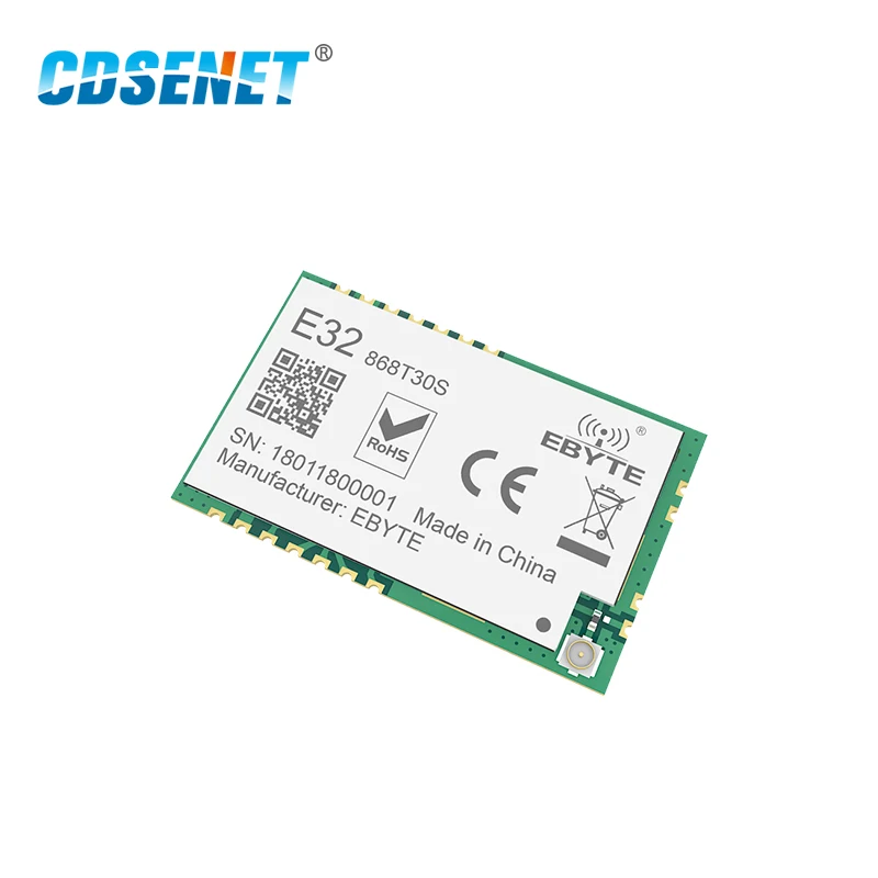 SX1278 868 МГц 1 Вт SMD беспроводной трансивер CDSENET E32 868T30S Печать отверстие SX1276
