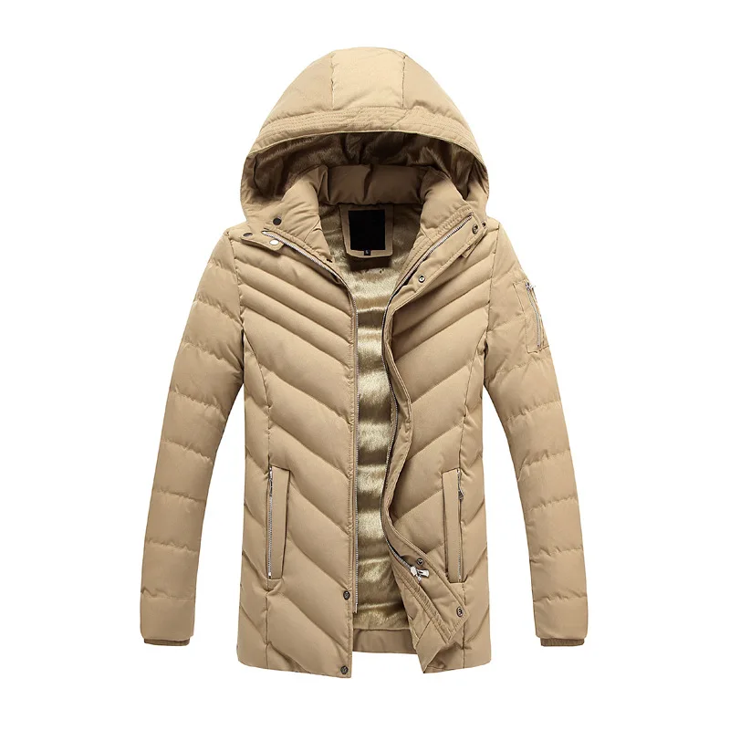 2017 Autumn Winter New Casual Hooded Hombres De La Chaqueta De Cremallera Thick Stripe Solid Color Mens Winter Parkas
2017 Autumn Winter New Casual Hooded Hombres De La Chaqueta De Cremallera Thick Stripe Solid Color Mens Winter Parkas