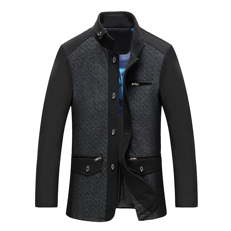 2017 Brand Men's Casual Long Wool Jacket Male Single Breasted Woolen Coats Slim Fit Outwear Windbreaker Cashmere Coat for Men
2017 Brand Men's Casual Long Wool Jacket Male Single Breasted Woolen Coats Slim Fit Outwear Windbreaker Cashmere Coat for Men
