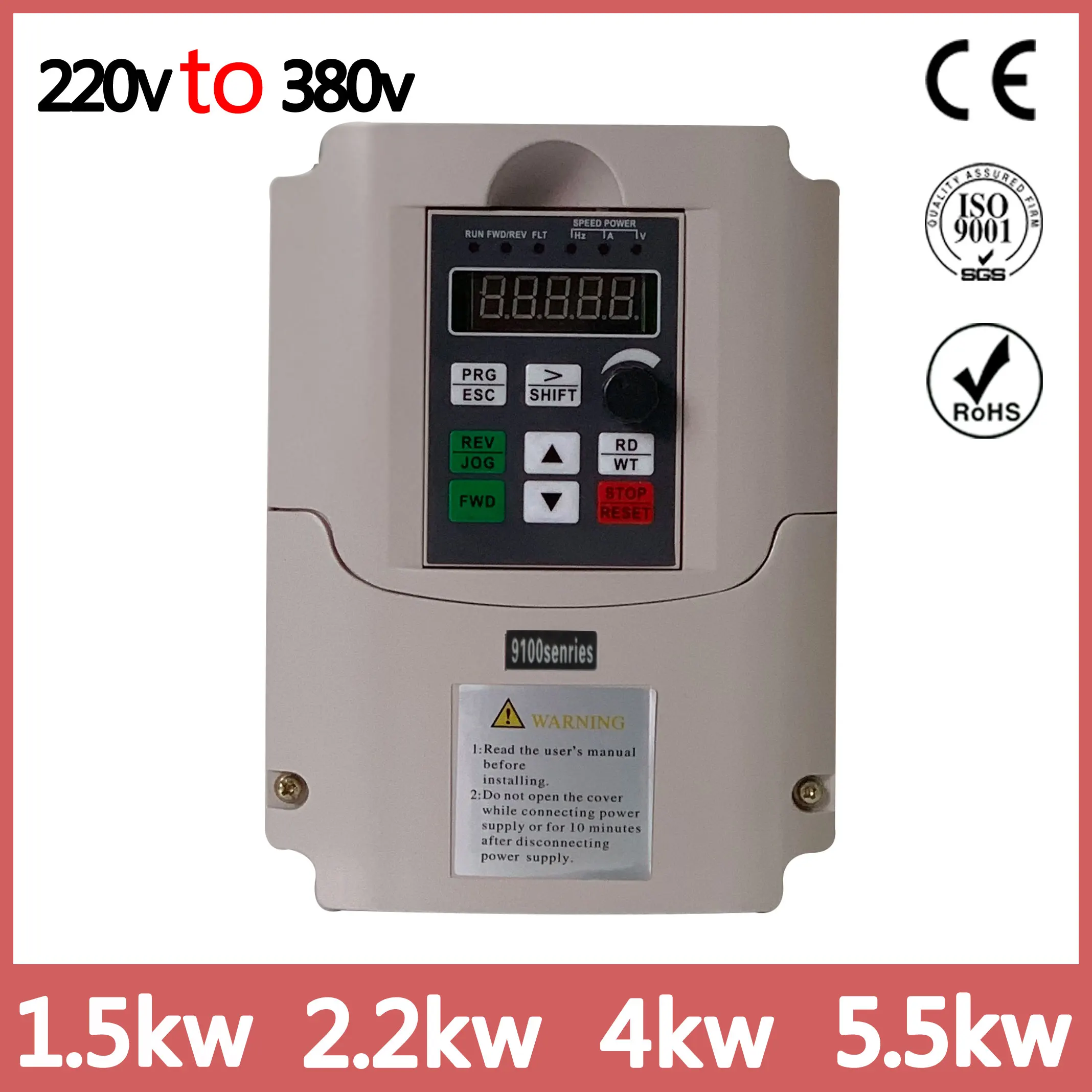 220v single phase input 380v 3 phase output AC Frequency Inverter ac drives /frequency converter 220to380v!
220v single phase input 380v 3 phase output AC Frequency Inverter ac drives /frequency converter 220to380v!