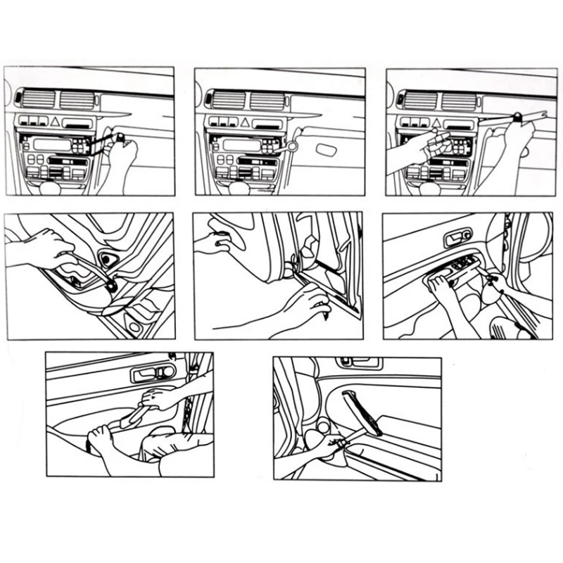 12pcs/set Professional Vehicle Dash Trim Tool Car Door Panel Audio Dismantle Remove Install Pry Kit Refit Set Repairing Tools
12pcs/set Professional Vehicle Dash Trim Tool Car Door Panel Audio Dismantle Remove Install Pry Kit Refit Set Repairing Tools