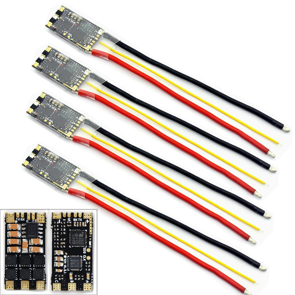 4pcs Mitoot BLHeli_32 32bit 30A Brushless ESC 2-6S DShot For RC Quadcopter Multicopter
4pcs Mitoot BLHeli_32 32bit 30A Brushless ESC 2-6S DShot For RC Quadcopter Multicopter