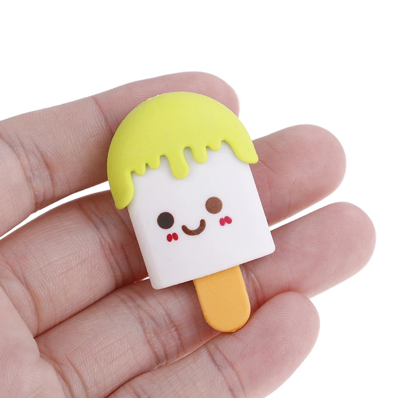 New 2pcs Rubber Cute Ice Cream kawaii Eraser Art School Supplies Office Stationery Novelty Creative Pencil Correction Supplies
New 2pcs Rubber Cute Ice Cream kawaii Eraser Art School Supplies Office Stationery Novelty Creative Pencil Correction Supplies
