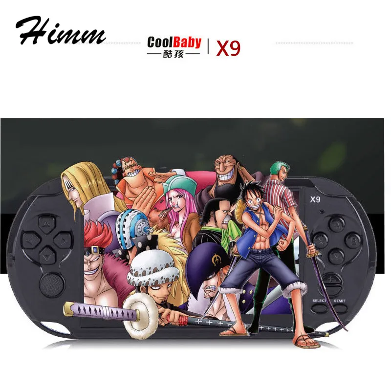 Coolboy X9 4 3 дюймов интеллектуальная ручная Игра MP3 MP4 300 игр поддержка загрузки|coolboy