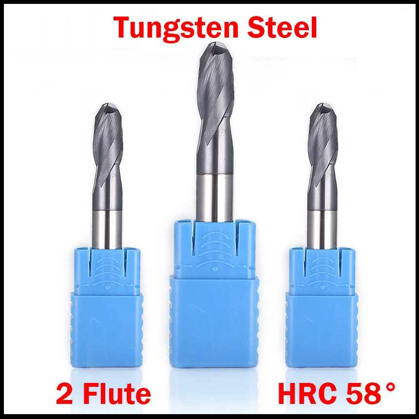 R4 R5 R6 R8 HRC58 2 Flute Tungsten Solid Carbide CNC Router Bit R Cutting Tool Milling Cutter Ball Nose End Mill
R4 R5 R6 R8 HRC58 2 Flute Tungsten Solid Carbide CNC Router Bit R Cutting Tool Milling Cutter Ball Nose End Mill