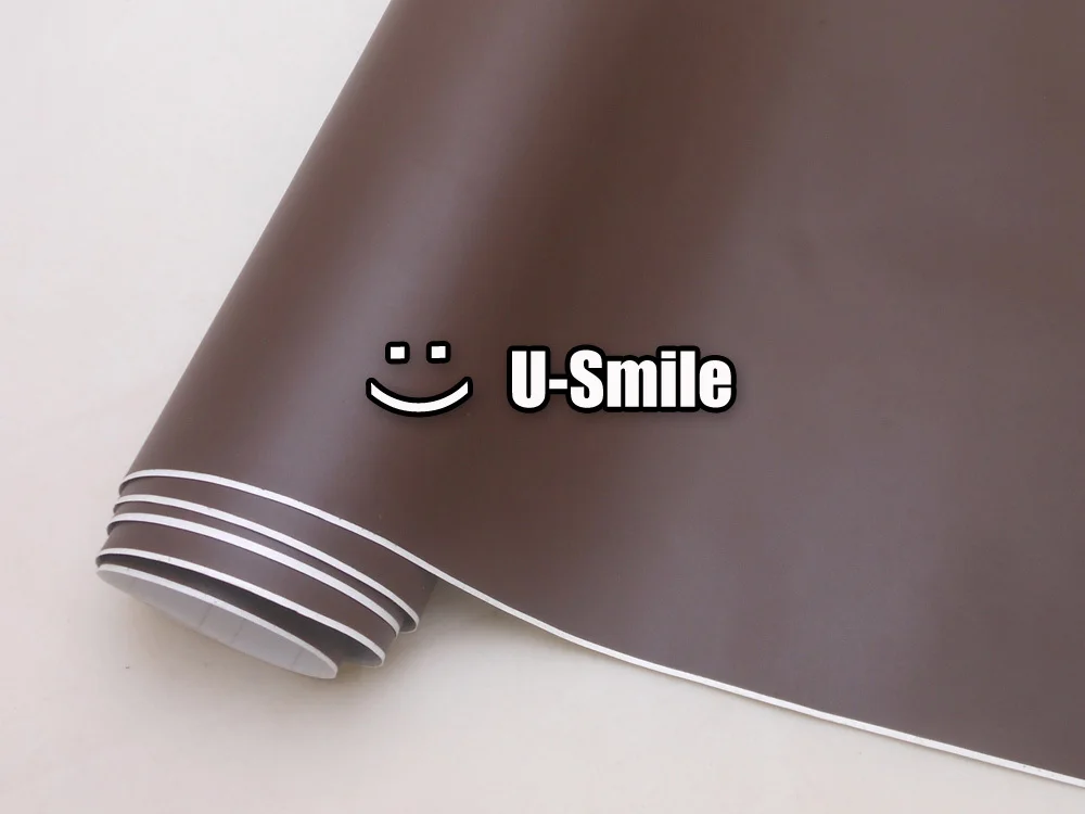 Matte Coffee Car Vinyl Wrap Matte Brown Car Wrap Air Free Bubble For Vehicle Wraps Size:1.52M*30m/Roll
Matte Coffee Car Vinyl Wrap Matte Brown Car Wrap Air Free Bubble For Vehicle Wraps Size:1.52M*30m/Roll