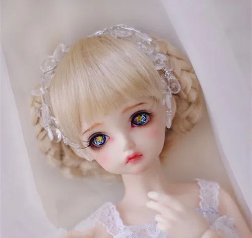 Doll wigs gold twist hairs imitation mohair wigs available for 1/8 1/6 1/4 1/3 BJD SD DD MDD doll accessories
Doll wigs gold twist hairs imitation mohair wigs available for 1/8 1/6 1/4 1/3 BJD SD DD MDD doll accessories