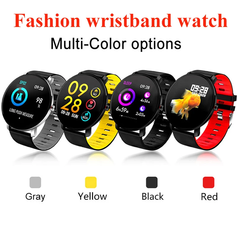 Luxury Smart watch IP68 waterproof Heart rate monitor Fitness tracker Sports smartwatch 1.3 inch IPS Color Screen PK CF58 dz09
Luxury Smart watch IP68 waterproof Heart rate monitor Fitness tracker Sports smartwatch 1.3 inch IPS Color Screen PK CF58 dz09