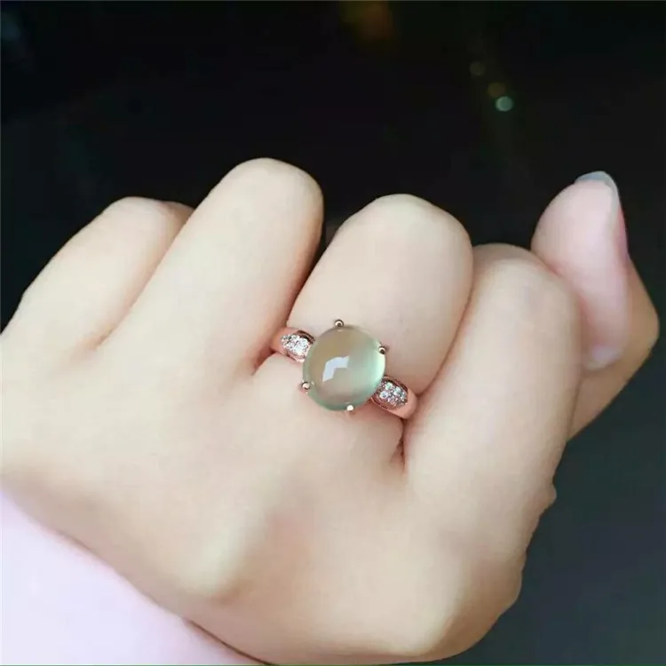 KJJEAXCMY fine jewelry 925 Simple silver ring with small and fresh natural grape lady stone ring kjui njki