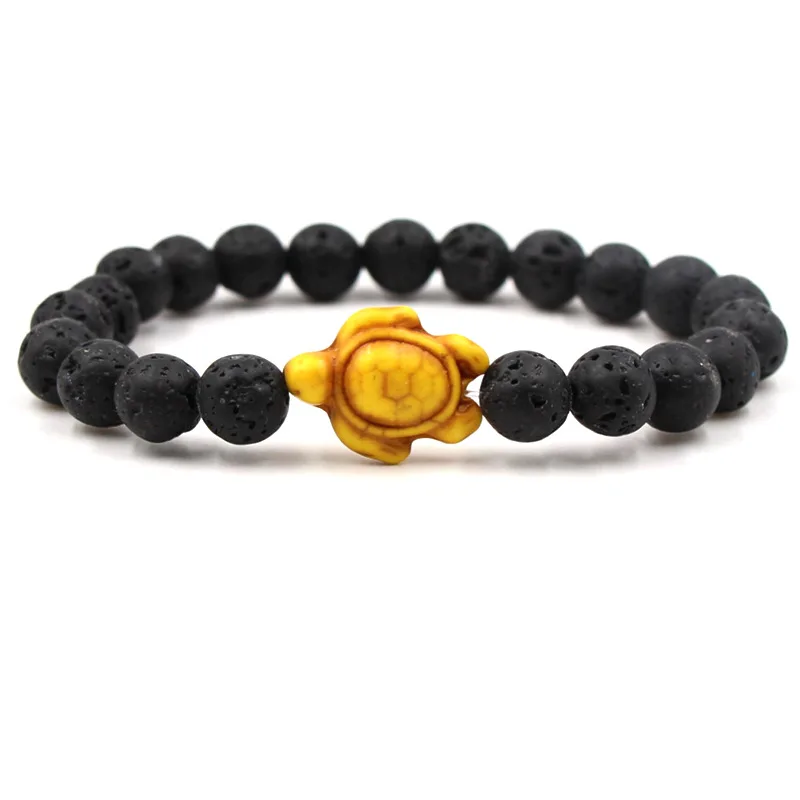 HOBBORN Classic 8mm Natural Stone Men Bracelet Handmade Lava Stone Beaded Tortoise Charm Female Bracelets Yoga Pulseras Mujer
HOBBORN Classic 8mm Natural Stone Men Bracelet Handmade Lava Stone Beaded Tortoise Charm Female Bracelets Yoga Pulseras Mujer