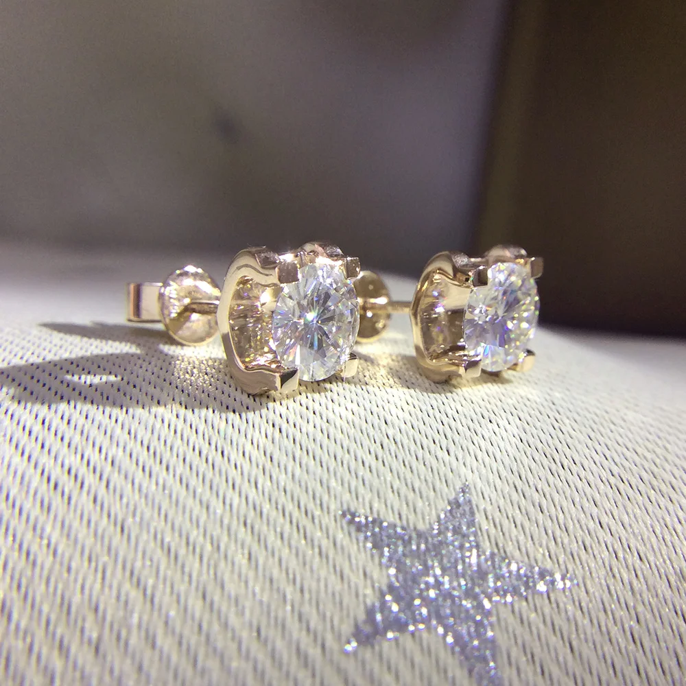 Genuine 10K yellow gold Screw Back DF Color 2ctw Test Positive Round Cut Moissanite Diamond Earrings For Women
Genuine 10K yellow gold Screw Back DF Color 2ctw Test Positive Round Cut Moissanite Diamond Earrings For Women
