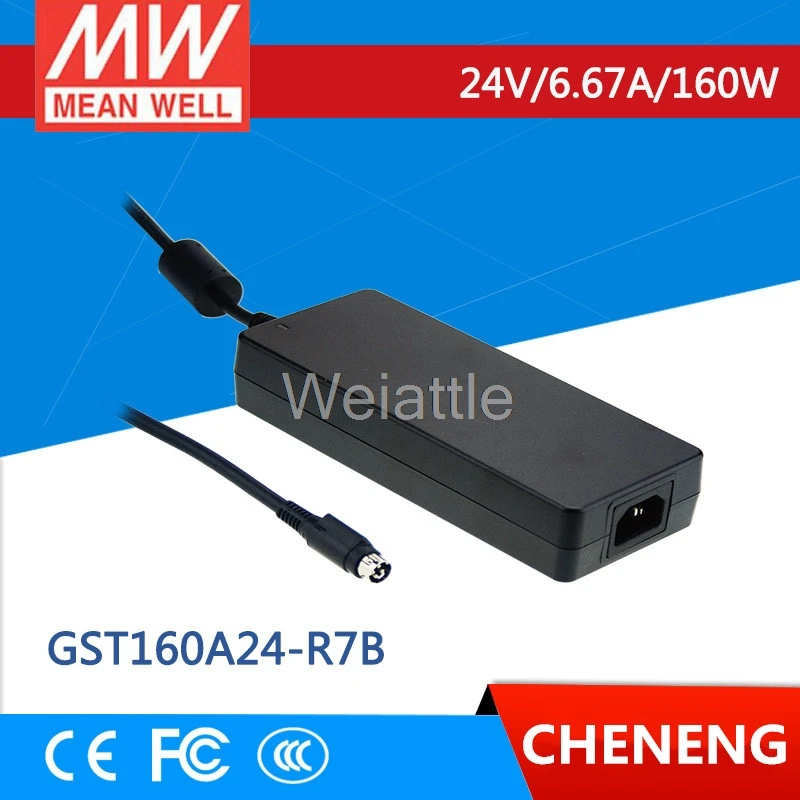 MEAN WELL Оригинал GST160A24-R7B 24V 6.67A meanwell GST160A 24V 160W AC-DC промышленный адаптер высокой надежности
MEAN WELL Оригинал GST160A24-R7B 24V 6.67A meanwell GST160A 24V 160W AC-DC промышленный адаптер высокой надежности