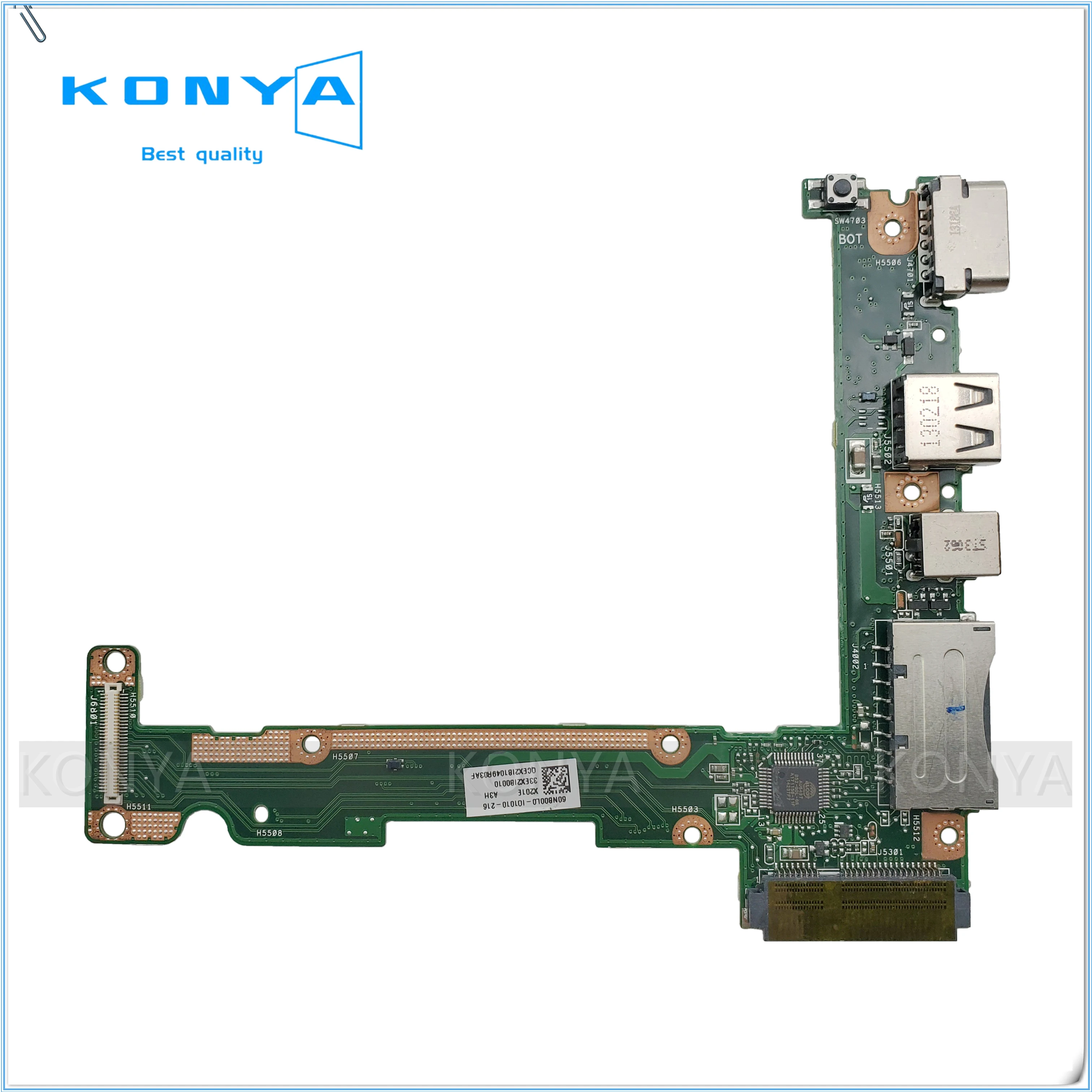Новый оригинальный для Asus S200 S200E X202 X201EP X201EV X201E X202E IO доска REV 2 1 звуковая плата с