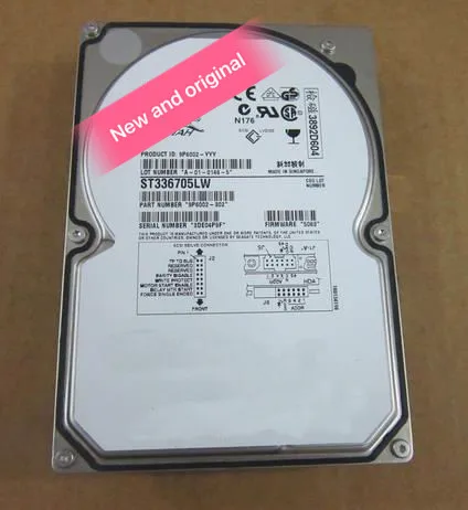 100% новый товар в коробке 3 года гарантии ST336705LW 10K 36G 68PIN SCSI нужен больший угол