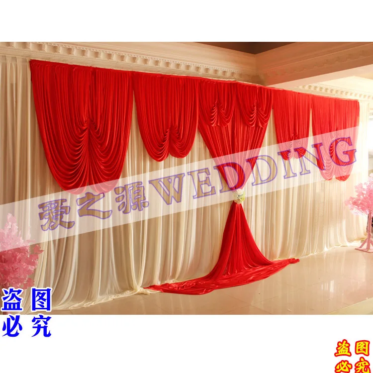20ft*10ft red and white wedding backdrop curtain with swag wedding drapes , wedding stage backdrop party decor
20ft*10ft red and white wedding backdrop curtain with swag wedding drapes , wedding stage backdrop party decor