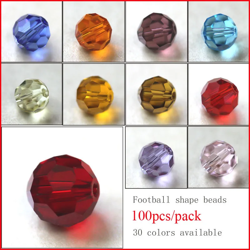 Mixed Colors 4mm 6mm 8mm 10mm 100pcs AAA Austria Faceted Crystal Glass Beads Loose Spacer Round Beads for Jewelry Making
Mixed Colors 4mm 6mm 8mm 10mm 100pcs AAA Austria Faceted Crystal Glass Beads Loose Spacer Round Beads for Jewelry Making