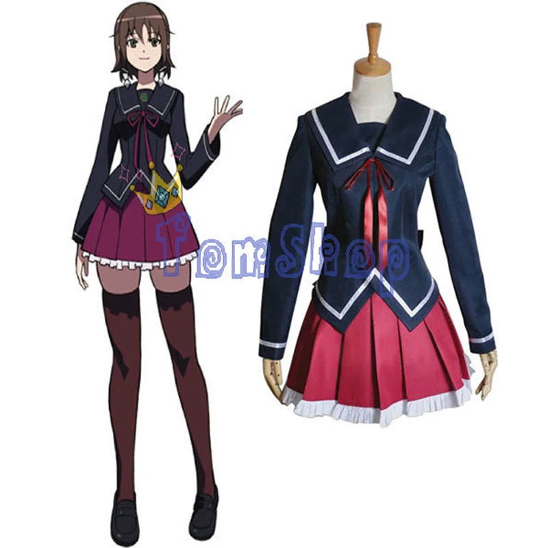 Anime K Yukizome Kukuri Cosplay Girl's School Uniform Suit Full Set Halloween Costumes Dress Custom-made Free Shipping
Anime K Yukizome Kukuri Cosplay Girl's School Uniform Suit Full Set Halloween Costumes Dress Custom-made Free Shipping