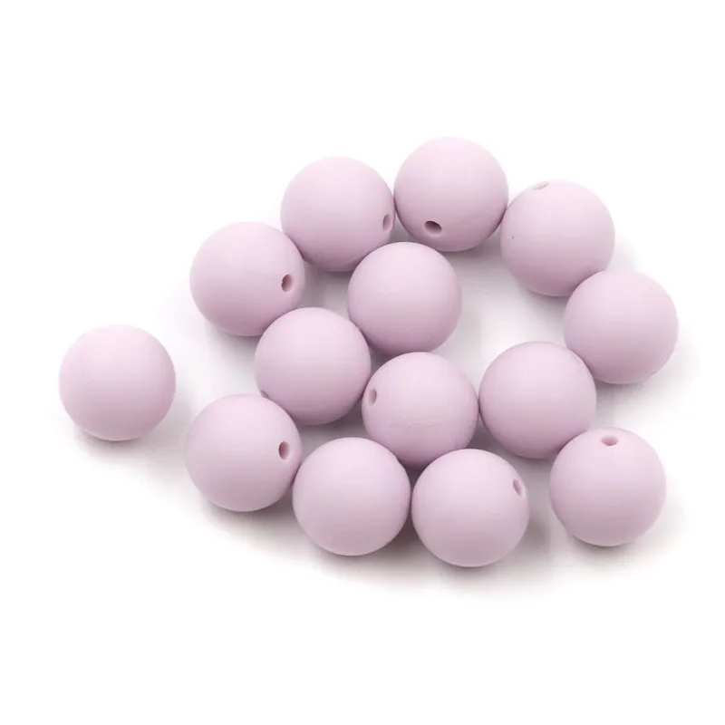 JOJOCHEW 100pcs 9mm-19mm Lilac Hot New Silicone Baby Teething Bead BPA Free Silicone Round Silicone Beads Handicraft
JOJOCHEW 100pcs 9mm-19mm Lilac Hot New Silicone Baby Teething Bead BPA Free Silicone Round Silicone Beads Handicraft