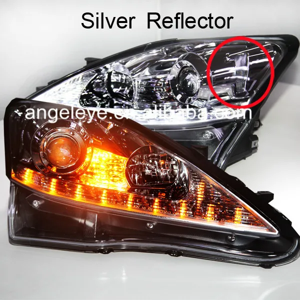For Lexus IS250 LED Head Lamps 2006-2010 Year double Color Chrome Housing Sliver Reflector JY
For Lexus IS250 LED Head Lamps 2006-2010 Year double Color Chrome Housing Sliver Reflector JY