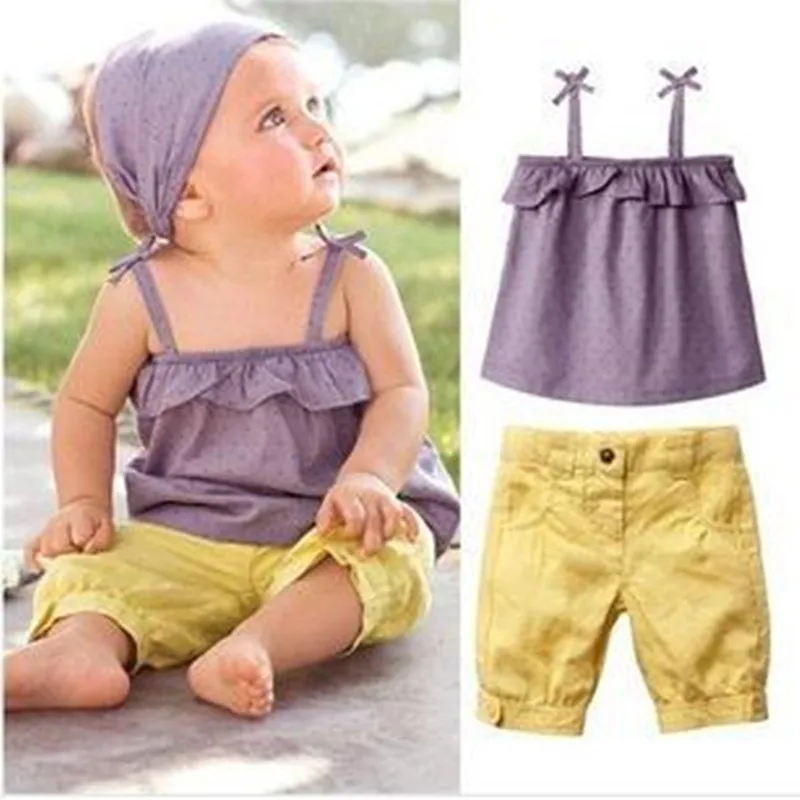 Baby girl summer clothes roupa infantil Purple 3pcs sets:headband+top+shorts baby wear baby sets infant clothing
Baby girl summer clothes roupa infantil Purple 3pcs sets:headband+top+shorts baby wear baby sets infant clothing