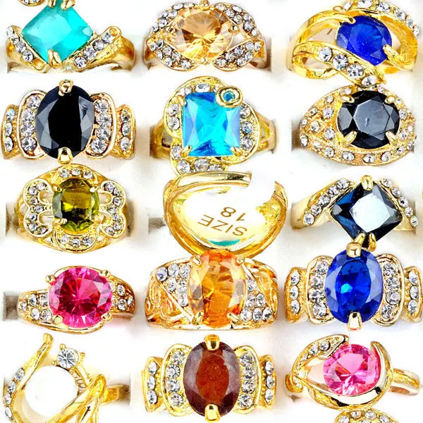 Wholesale 10Pcs/lot Colorful Rhinestone Cubic Zircon Alloy Wedding Finger Rings Women Crystal Rings Charm Jewelry
Wholesale 10Pcs/lot Colorful Rhinestone Cubic Zircon Alloy Wedding Finger Rings Women Crystal Rings Charm Jewelry