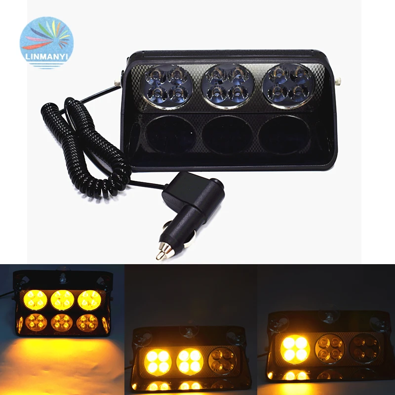 12LED 36W S14 Viper Signal Light Dash Light Windshield light Car Strobe Police Flash light Sucker Police warning light Yellow
12LED 36W S14 Viper Signal Light Dash Light Windshield light Car Strobe Police Flash light Sucker Police warning light Yellow