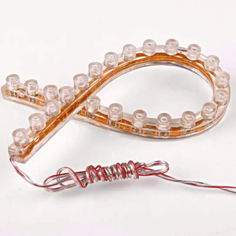 Car LED Light Waterproof (White) Strip 24CM Decoration DC Grill | Автомобили и мотоциклы