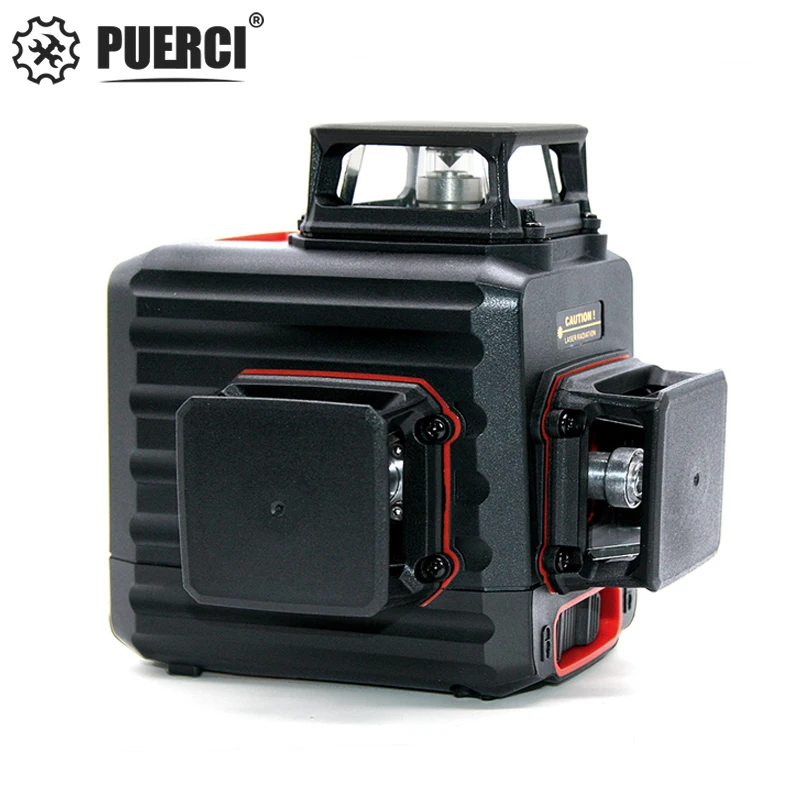 Лазерный уровень PUERCI 3D P12CG 12 линий зеленый лазер самонивелирующийся на 360