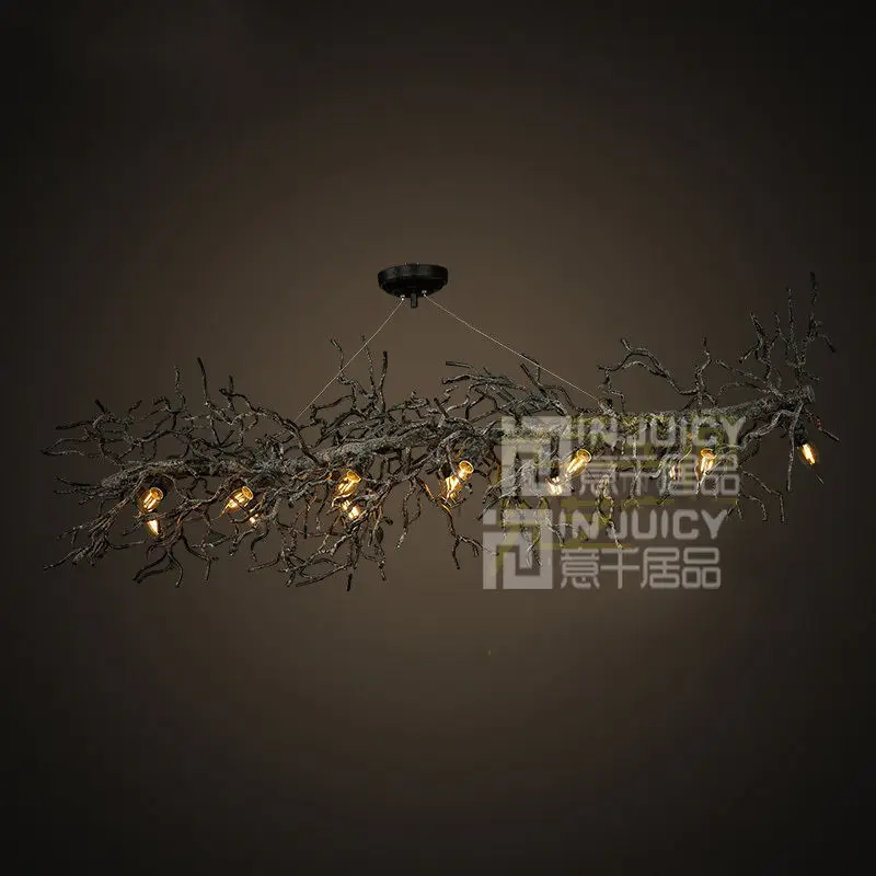 Vintage Retro Rural Branch Iron Crystal Loft Corridor Light Ceiling Lamp Droplight Fixtures Chandeliers Home Bedroom Hall Decor
Vintage Retro Rural Branch Iron Crystal Loft Corridor Light Ceiling Lamp Droplight Fixtures Chandeliers Home Bedroom Hall Decor