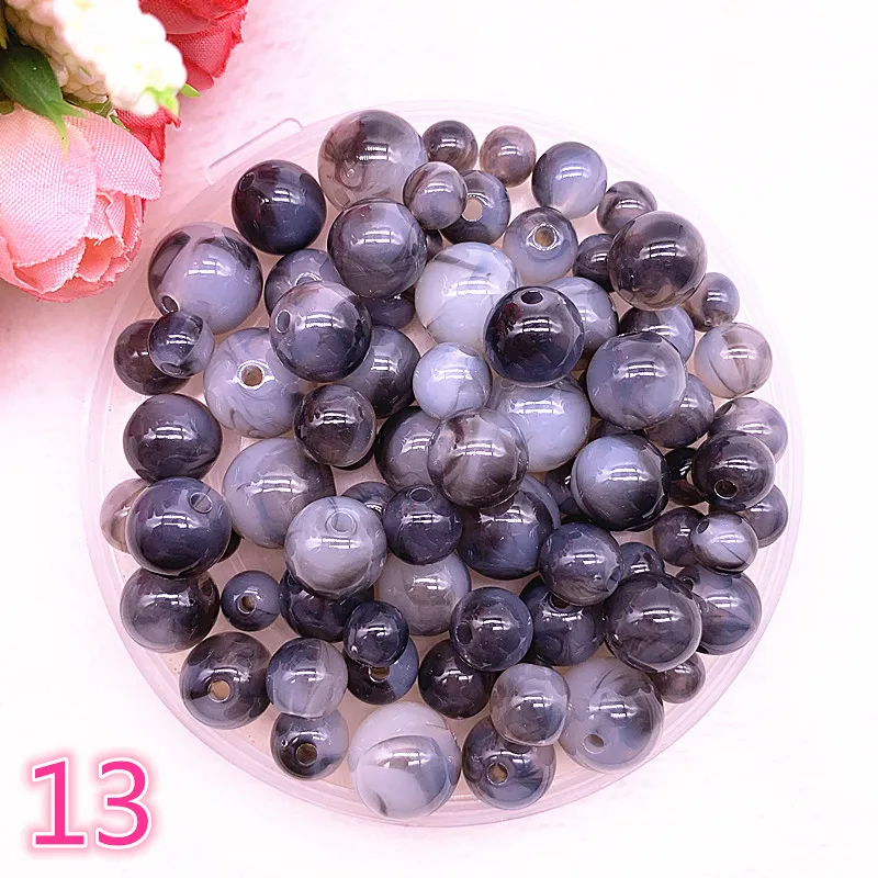New 8 10 12 14mm Colour Round Acrylic Beads Spacer Loose Beads for Jewelry Making DIY Handmade Bracelet #13
New 8 10 12 14mm Colour Round Acrylic Beads Spacer Loose Beads for Jewelry Making DIY Handmade Bracelet #13