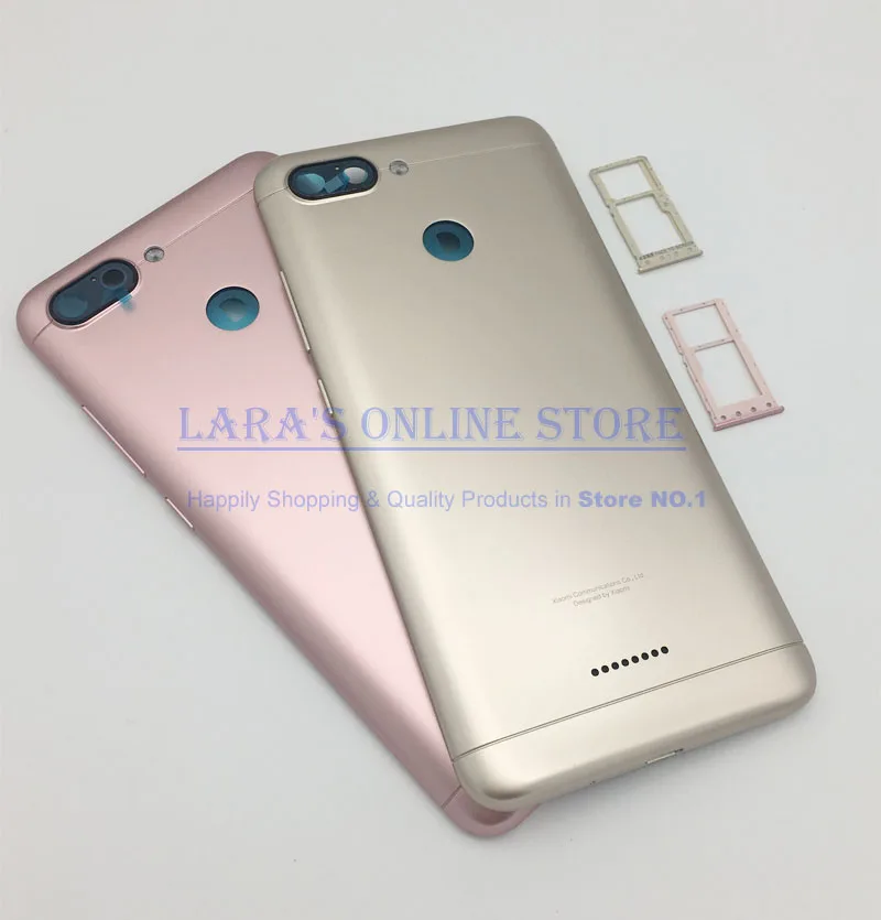 Оригинальная задняя крышка батарейного отсека для Xiaomi Redmi 6A 6 задний корпус