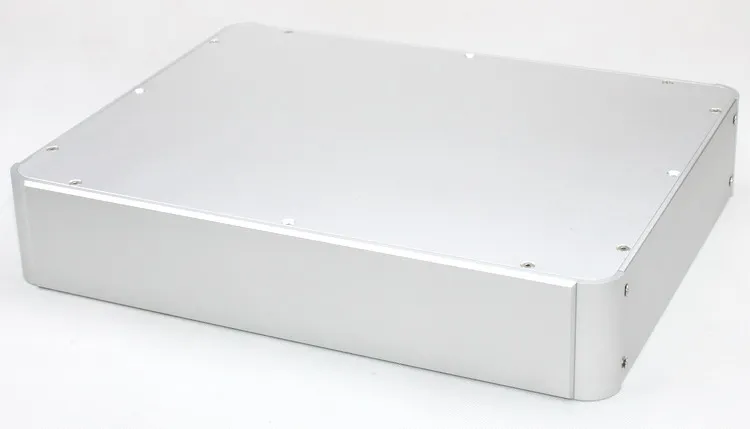 

WA93 Silver All aluminum amplifier chassis / Tube amplifier / DAC chassis / AMP Enclosure / case / DIY box ( 433*80*336mm)