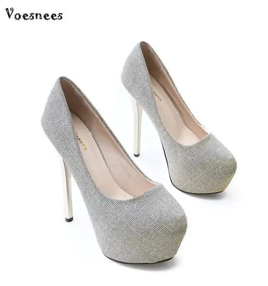 Women Shoes Pumps Super High Heels 14CM Sequined Cloth Single Shoes Shallow Fish Mouth Stiletto Ladies Shoes Female Wedding Shoe
Women Shoes Pumps Super High Heels 14CM Sequined Cloth Single Shoes Shallow Fish Mouth Stiletto Ladies Shoes Female Wedding Shoe