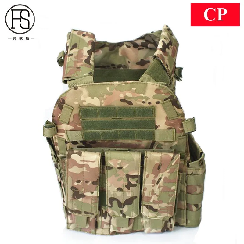

Adjustable Airsoft MOLLE Tactical Combat Molle Assault Military Army 600D Vest for Patinball Shooting Combat Protection Vest