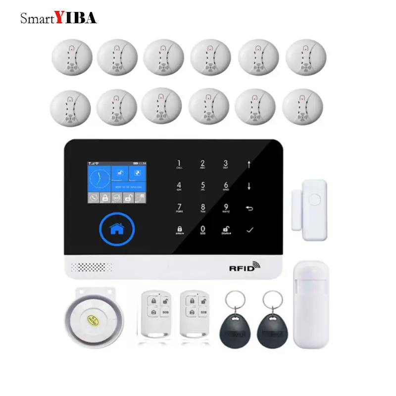Комплект Датчиков Дыма SmartYIBA с Wi-Fi и GSM автоматическим набором, датчики дыма 433 МГц, датчики RFID, Беспроводная сигнализация с управлением через...
Комплект Датчиков Дыма SmartYIBA с Wi-Fi и GSM автоматическим набором, датчики дыма 433 МГц, датчики RFID, Беспроводная сигнализация с управлением через...