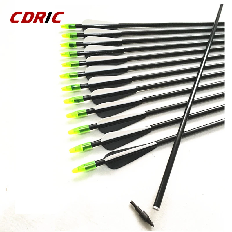 6/12/24PCS 31'' New Fiberglass Arrows With Replaceable Arrowhead ForRecurve Bow Archery Hunting
6/12/24PCS 31'' New Fiberglass Arrows With Replaceable Arrowhead ForRecurve Bow Archery Hunting