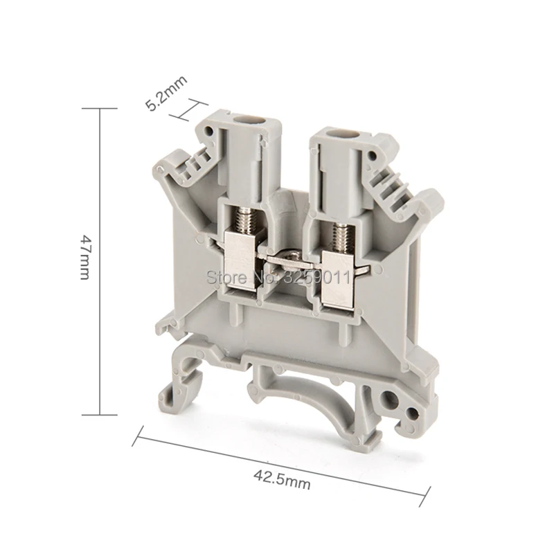 20PCS UK-3N Mounted Screw Clipping Terminal Block 5.0mm square general purpose terminal connection board
20PCS UK-3N Mounted Screw Clipping Terminal Block 5.0mm square general purpose terminal connection board