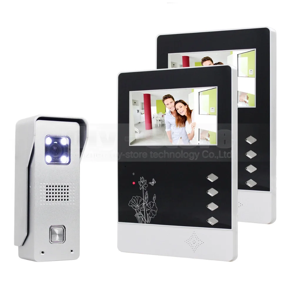 DIYSECUR 4,3 дюймов TFT цветной ЖК-дисплей из алюминиевого сплава CCD камера видеодомофон дверной звонок LED Цвет ночное видение
DIYSECUR 4,3 дюймов TFT цветной ЖК-дисплей из алюминиевого сплава CCD камера видеодомофон дверной звонок LED Цвет ночное видение