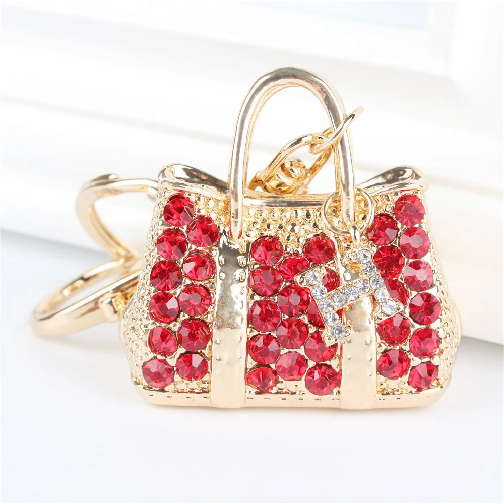 New Red Handbag Stone Pendant Charm Rhinestone Crystal Purse Bag Keyring Key Chain Accessories Wedding Party Gift
New Red Handbag Stone Pendant Charm Rhinestone Crystal Purse Bag Keyring Key Chain Accessories Wedding Party Gift