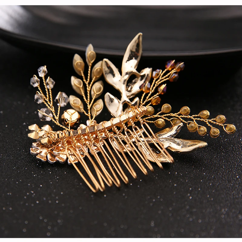 Champagne Alloy Flower Bride Headbands Rhinestone Hair Comb Princess Wedding Hairband Bridal Hairbands Hair Accessories Tiara
Champagne Alloy Flower Bride Headbands Rhinestone Hair Comb Princess Wedding Hairband Bridal Hairbands Hair Accessories Tiara