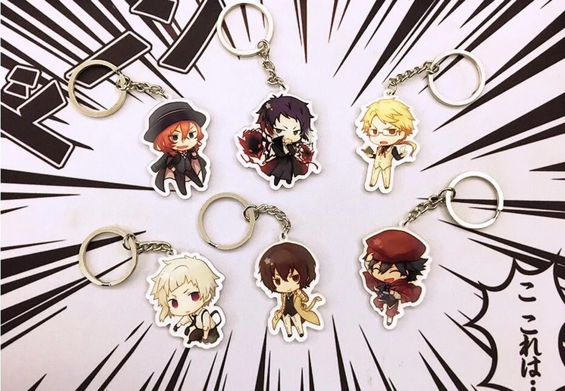 Anime Bungou stray dogs Atsushi Nakajima on acrylic measure gift keychain cartoon figure Phone decorative chain
Anime Bungou stray dogs Atsushi Nakajima on acrylic measure gift keychain cartoon figure Phone decorative chain