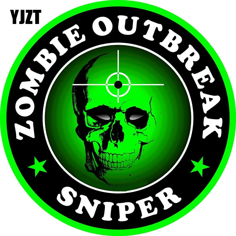 YJZT 15x15cm Personalized ZOMBIE Outbreak Sniper Decal Retro-reflective Motorcycle Car Sticker C1-8033
YJZT 15x15cm Personalized ZOMBIE Outbreak Sniper Decal Retro-reflective Motorcycle Car Sticker C1-8033